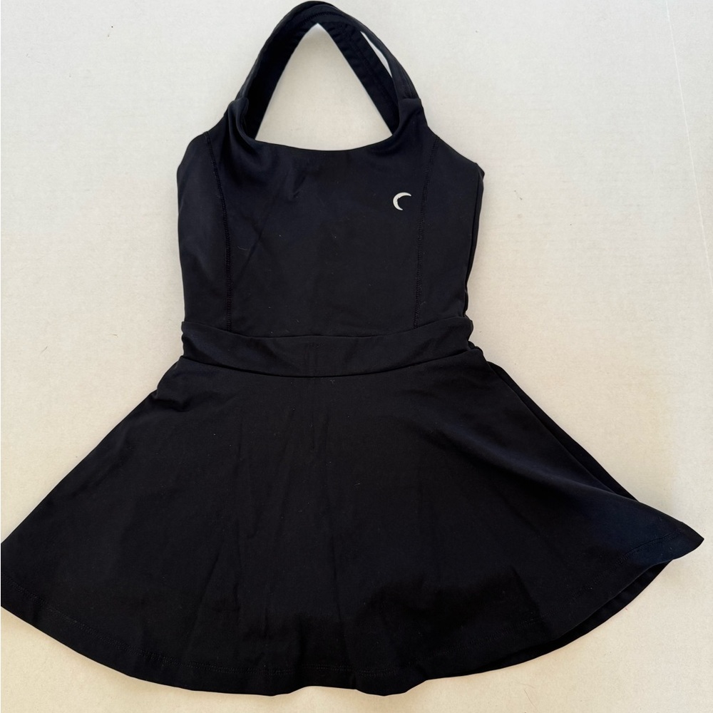 ZYIA Active Athletic Dress Black With Built In Shorts Girls Size 6-7